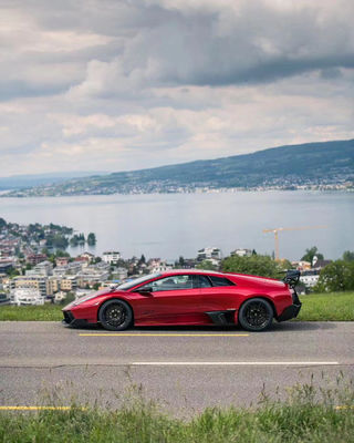 Fibra di carbonio Lamborghini Murcielago LP640 Body Kit LP670-Style Spoilers