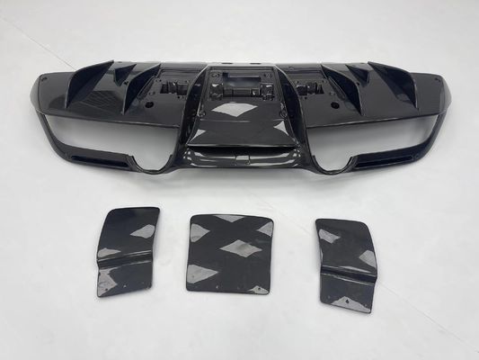 Ricambi auto per Ferrari F8 Carrozzeria in fibra di carbonio Kit F8 Aggiornamento Novi Style Diffusore in fibra di carbonio
