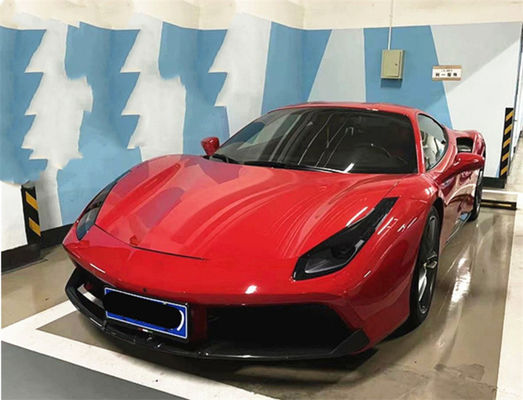 Per la Ferrari 488 Kit corpo in fibra di carbonio 488 migliorato stile Capristo Fibra di carbonio spoiler diffusore labiale anteriore