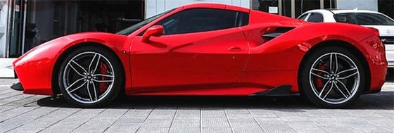 Per la Ferrari 488 Kit corpo in fibra di carbonio 488 migliorato stile Capristo Fibra di carbonio spoiler diffusore labiale anteriore