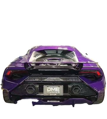 LP580 LP610 Lamborghini Huracan Evo Body Kit Tecnica Stile Carbon Fiber Spoiler Wing