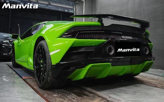 LP580 LP610 Lamborghini Huracan Evo Body Kit Tecnica Stile Carbon Fiber Spoiler Wing