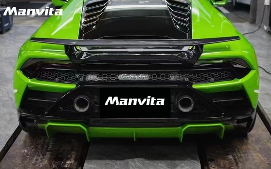 LP580 LP610 Lamborghini Huracan Evo Body Kit Tecnica Stile Carbon Fiber Spoiler Wing