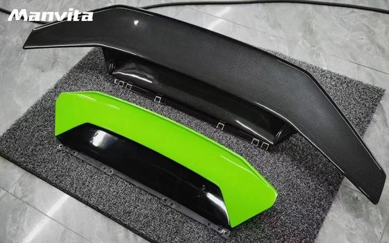 LP580 LP610 Lamborghini Huracan Evo Body Kit Tecnica Stile Carbon Fiber Spoiler Wing