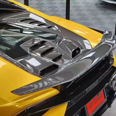 LP580 LP610 Lamborghini Huracan Evo Body Kit Tecnica Stile Carbon Fiber Spoiler Wing