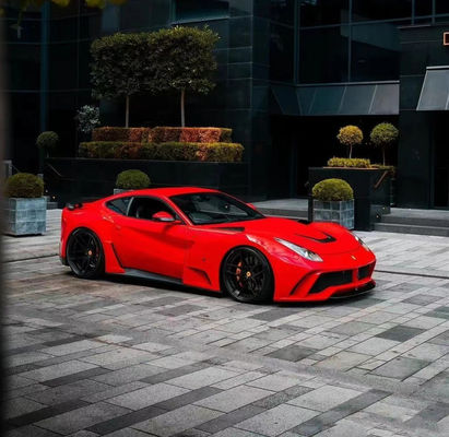 Per la Ferrari F12 Kit di corpo largo in fibra di carbonio F12 Upgrade NOtc N-Largos-style Rear Bumper Carbon Fiber Wide Body Kit