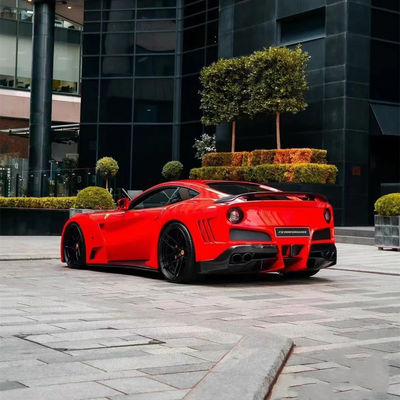 Per la Ferrari F12 Kit di corpo largo in fibra di carbonio F12 Upgrade NOtc N-Largos-style Rear Bumper Carbon Fiber Wide Body Kit