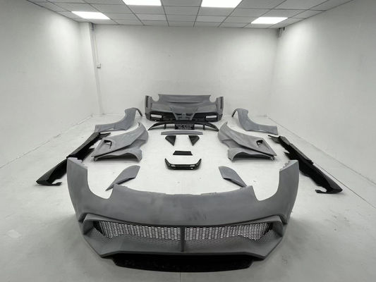 Per la Ferrari F12 Kit di corpo largo in fibra di carbonio F12 Upgrade NOtc N-Largos-style Rear Bumper Carbon Fiber Wide Body Kit