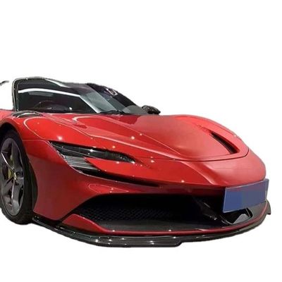 Per Ferrari SF90 Kit corpo in fibra di carbonio secca SF90 RH Style Kit corpo in fibra di carbonio frontale diffusore labiale spoiler laterale gonna
