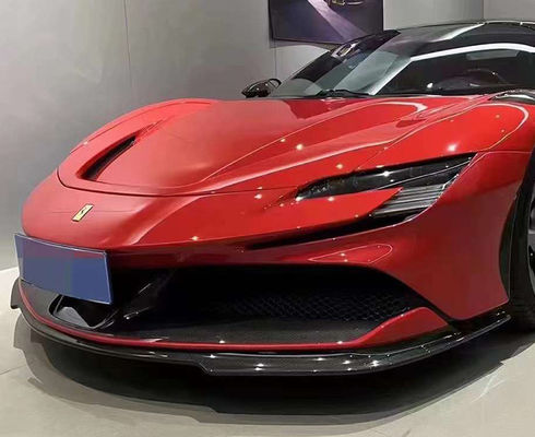 Per Ferrari SF90 Kit corpo in fibra di carbonio secca SF90 RH Style Kit corpo in fibra di carbonio frontale diffusore labiale spoiler laterale gonna