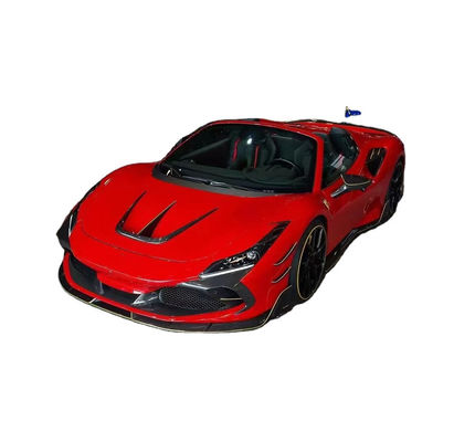 Ricambi auto per Ferrari F8 Kit corpo in fibra di carbonio F8 Upgrade MSY Style Front Shovel Diffuser Spoiler Side Skirt Body Kit