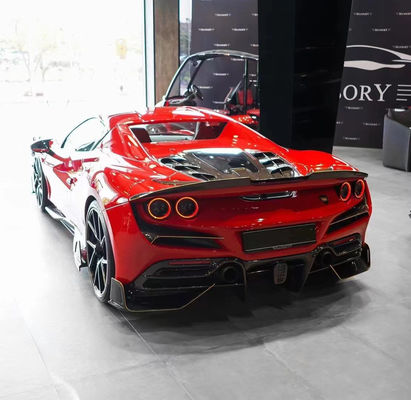 Ricambi auto per Ferrari F8 Kit corpo in fibra di carbonio F8 Upgrade MSY Style Front Shovel Diffuser Spoiler Side Skirt Body Kit