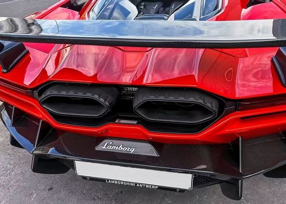 Revuelto Lamborghini Body Kit DMC stile Red Carbon Fiber Spoiler Wing