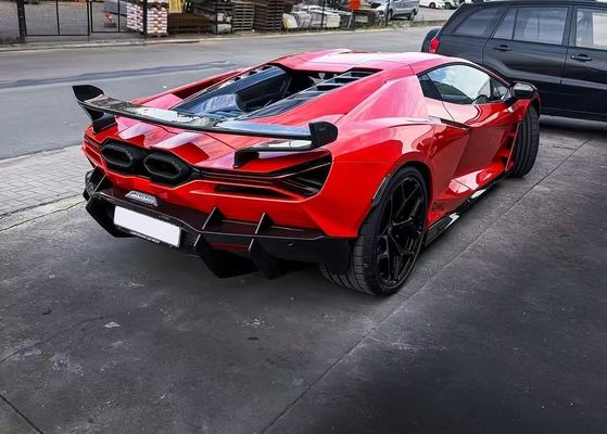Revuelto Lamborghini Body Kit DMC stile Red Carbon Fiber Spoiler Wing