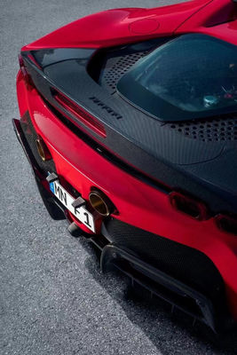 Spoiler in fibra di carbonio Spoiler in fibra di carbonio per Ferrari SF90 SF90 Upgraded OEM Style Spoiler Tail
