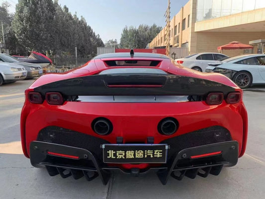 Spoiler in fibra di carbonio Spoiler in fibra di carbonio per Ferrari SF90 SF90 Upgraded OEM Style Spoiler Tail