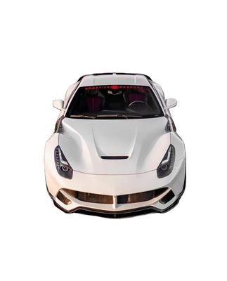 Per la Ferrari F12 Kit corpo in fibra di carbonio F12 aggiorna gli spoiler del paraurti anteriore e posteriore in stile SVR con paraurti del cofano