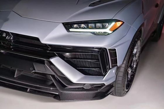 URUS Carbon Body Kit Vors Style Fibra di carbonio Diffusore labiale anteriore Spoiler Widebody Kit