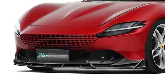 Fibra di carbonio secca per Ferrari ROMA Fibra di carbonio corpo kitROMA Fibra di carbonio corpo kit spoiler diffusore della bocca frontale cappuccio griglia