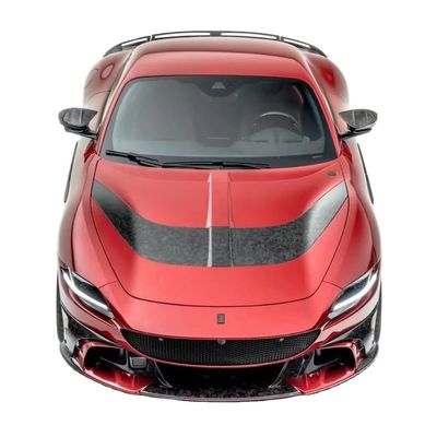 Per la Ferrari Roma Kit corpo in fibra di carbonio Roma aggiornamenti stile MSY Front e Rear Bumper Spoiler Hood Kit corpo