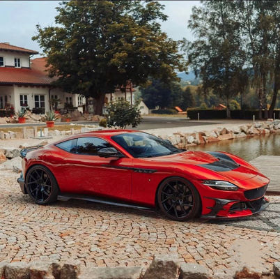 Per la Ferrari Roma Kit corpo in fibra di carbonio Roma aggiornamenti stile MSY Front e Rear Bumper Spoiler Hood Kit corpo