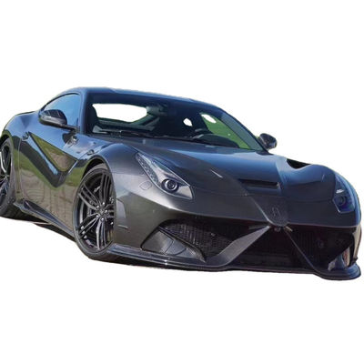 Per Ferrari F12 Carrozzeria in fibra di carbonio secca F12 Modernizzato stile MSY Fronte e posteriore coprifocale spoiler Hood