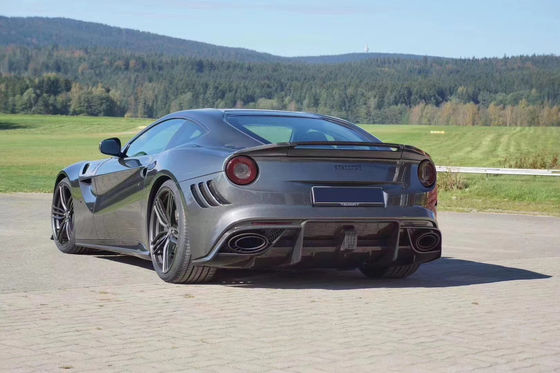 Per Ferrari F12 Carrozzeria in fibra di carbonio secca F12 Modernizzato stile MSY Fronte e posteriore coprifocale spoiler Hood