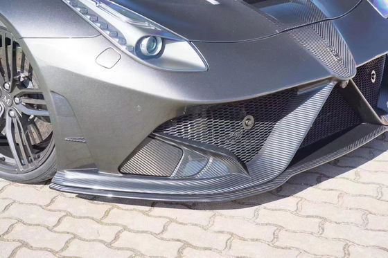 Per Ferrari F12 Carrozzeria in fibra di carbonio secca F12 Modernizzato stile MSY Fronte e posteriore coprifocale spoiler Hood