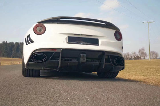 Per Ferrari F12 Carrozzeria in fibra di carbonio secca F12 Modernizzato stile MSY Fronte e posteriore coprifocale spoiler Hood