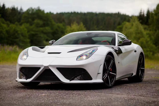 Per Ferrari F12 Carrozzeria in fibra di carbonio secca F12 Modernizzato stile MSY Fronte e posteriore coprifocale spoiler Hood