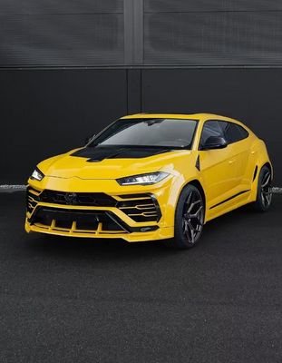Giallo Lamborghini Urus Body Kit Fibra di carbonio Labbro anteriore Luxury Car Diffuser Widebody Kit