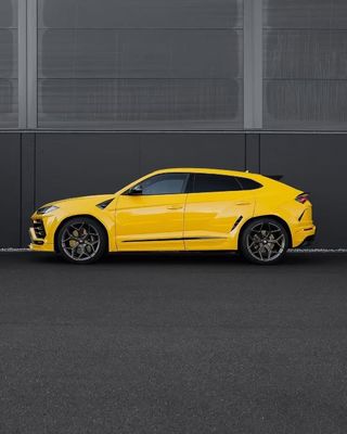 Giallo Lamborghini Urus Body Kit Fibra di carbonio Labbro anteriore Luxury Car Diffuser Widebody Kit