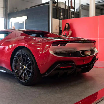 296GTB Ferrari Body Kit 296GTB OEM Fibra di carbonio Diffusore frontale universale Spoiler Body Kit