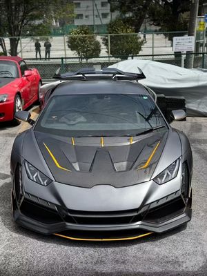 Huracan LP580 610 Carbon Fiber Body Kit EVO Sostituire Arco della ruota del paraurti anteriore
