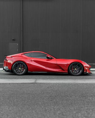 1016 Ferrari Body Kit 812 190mm Fibra di carbonio diffusore del paraurti anteriore Spoiler