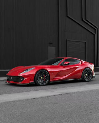 1016 Ferrari Body Kit 812 190mm Fibra di carbonio diffusore del paraurti anteriore Spoiler