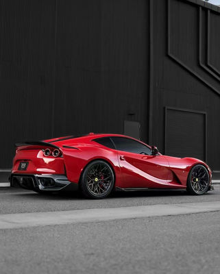 1016 Ferrari Body Kit 812 190mm Fibra di carbonio diffusore del paraurti anteriore Spoiler