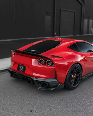 1016 Ferrari Body Kit 812 190mm Fibra di carbonio diffusore del paraurti anteriore Spoiler