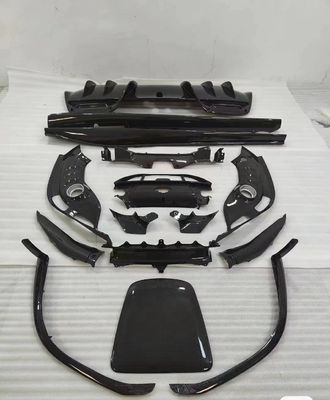 296 Ferrari Widebody Kit OEM Targa motore in fibra di carbonio
