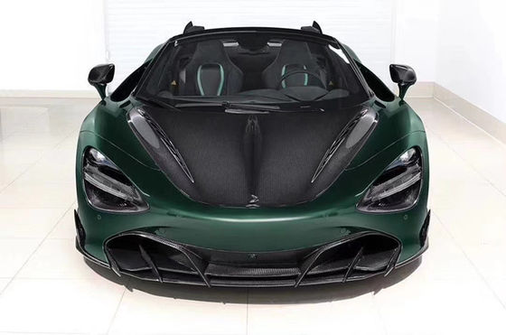 Kit di corpo in fibra di carbonio per McLaren 720S 720 Upgraded TOPCAR Style Spade anteriore diffusore posteriore copertura spoiler