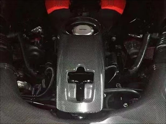 488 Ferrari Body Kit Scudo motore in fibra di carbonio secca OEM Cappuccio per olio in fibra di carbonio
