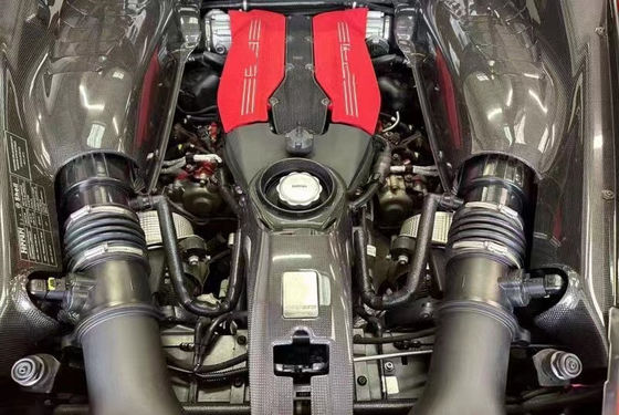 488 Ferrari Body Kit Scudo motore in fibra di carbonio secca OEM Cappuccio per olio in fibra di carbonio