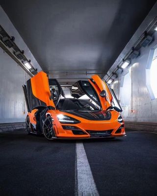 Fibra di carbonio secca per la McLaren 720s Kit corpo in fibra di carbonio 720s Modernizzato in stile MSY Fronte e posteriore paraurti spoiler Hood