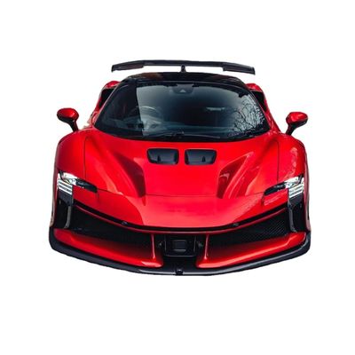 SF90FXX Ferrari SF90 Body Kit Anteriore e posteriore Auto Parato laterale gonna cappuccio luci posteriori