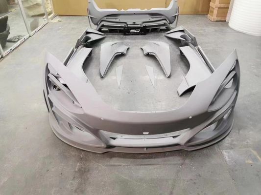 Fibra di carbonio secca per la McLaren 720s Kit corpo in fibra di carbonio 720s Modernizzato in stile MSY Fronte e posteriore paraurti spoiler Hood