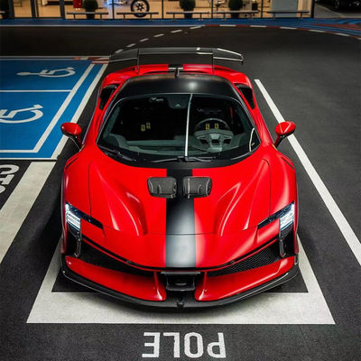 SF90FXX Ferrari SF90 Body Kit Anteriore e posteriore Auto Parato laterale gonna cappuccio luci posteriori