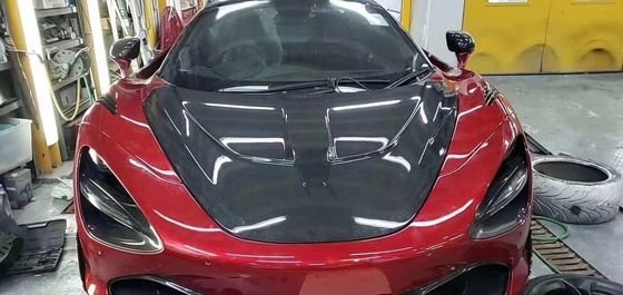 Per McLaren 720s Carbon Fiber Hood 720s Upgraded NOVI Style Carbon Fiber Hood Body Kit