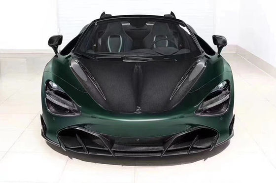 Per la McLaren 720S Carbon Fiber Hood 720S Upgraded Top-style Carbon Fiber Hood Motor Cover