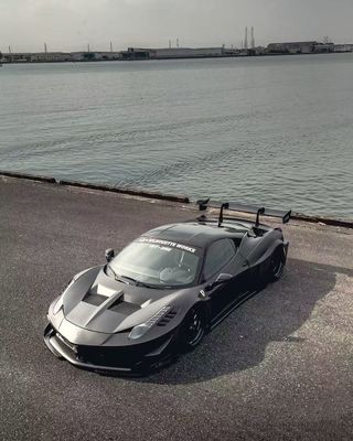 458 Ferrari Body Kit LB Stile Fronte e paraurti posteriori 2011 - 2014 Hood Spoiler For Car