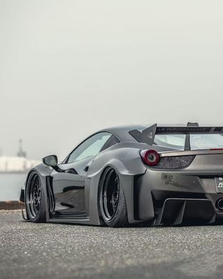 458 Ferrari Body Kit LB Stile Fronte e paraurti posteriori 2011 - 2014 Hood Spoiler For Car